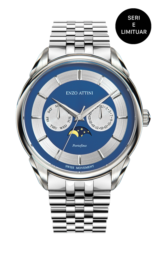 Portofino / President Bracelet, Silver Color, Swiss Movement
