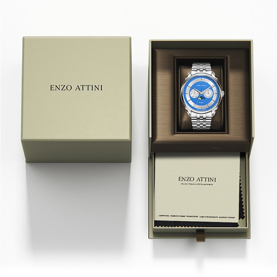 Portofino / President Bracelet, Silver Color, Swiss Movement
