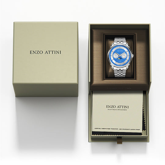 Portofino / President Bracelet, Silver Color, Swiss Movement