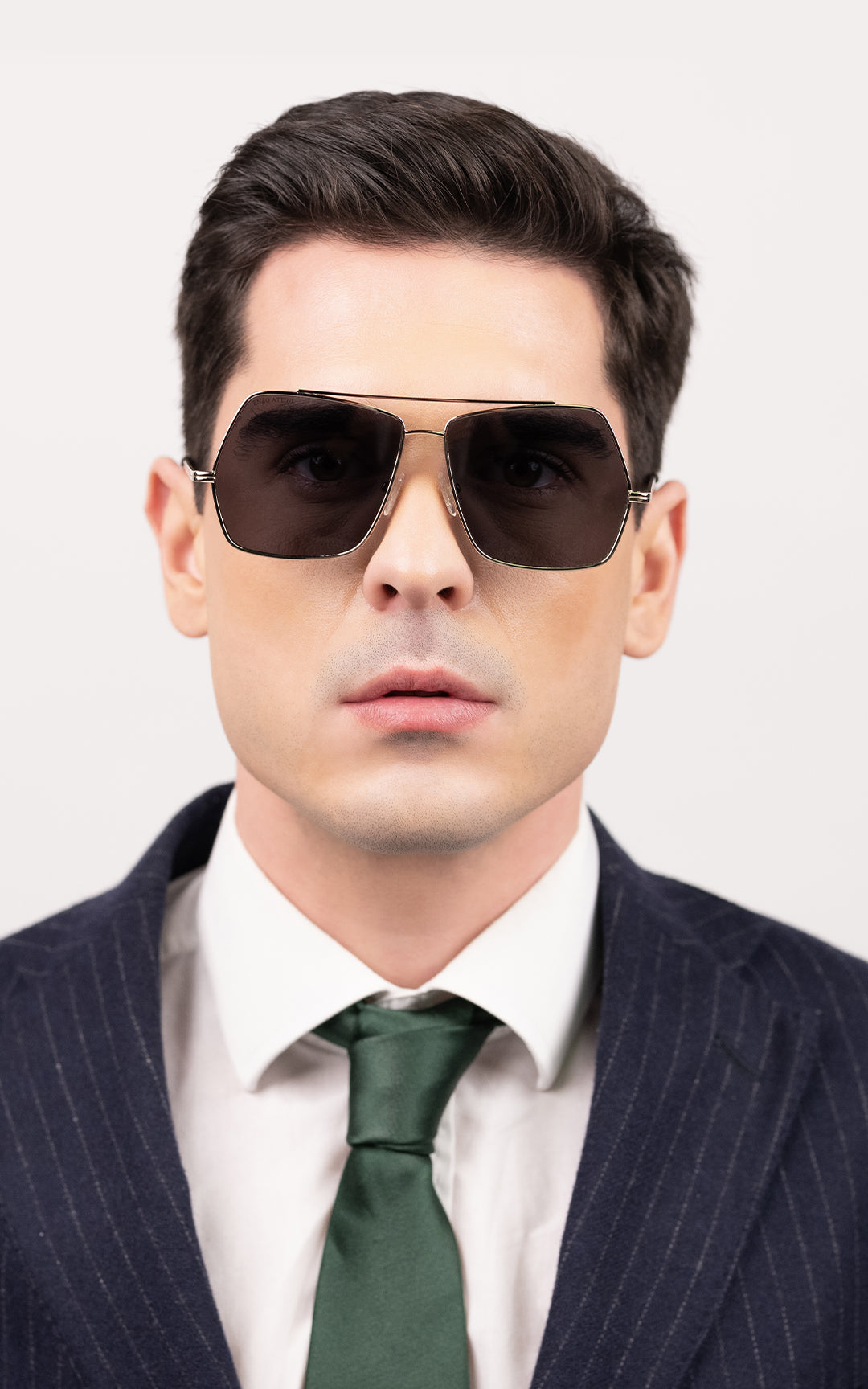 Syze Enzo Attini - Lake Geneva / Tortoise & Gold Color + Dark Black Lens - Për meshkuj
