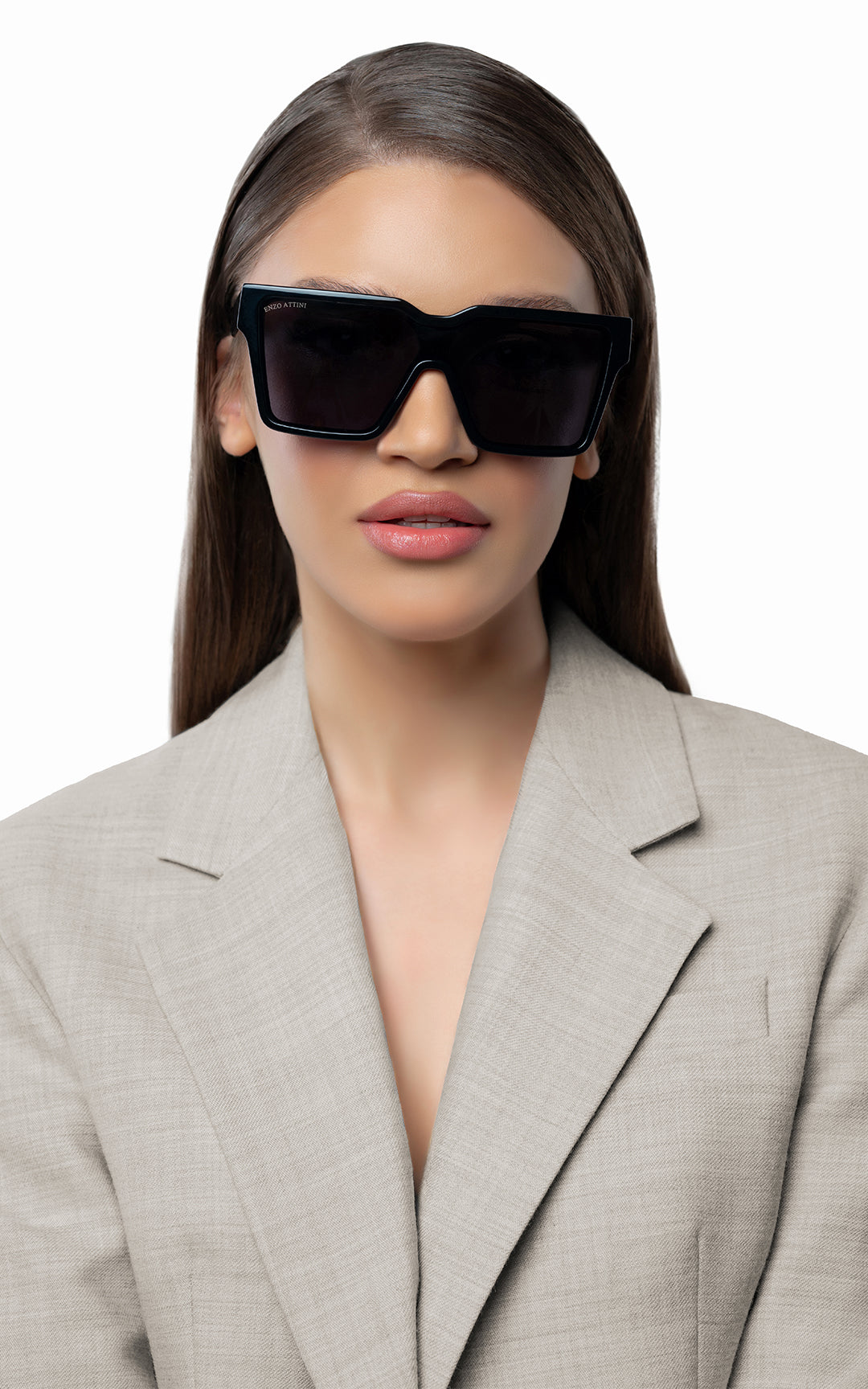 Syze Enzo Attini - Acropolis / Black + Dark Black Lens. Për femra