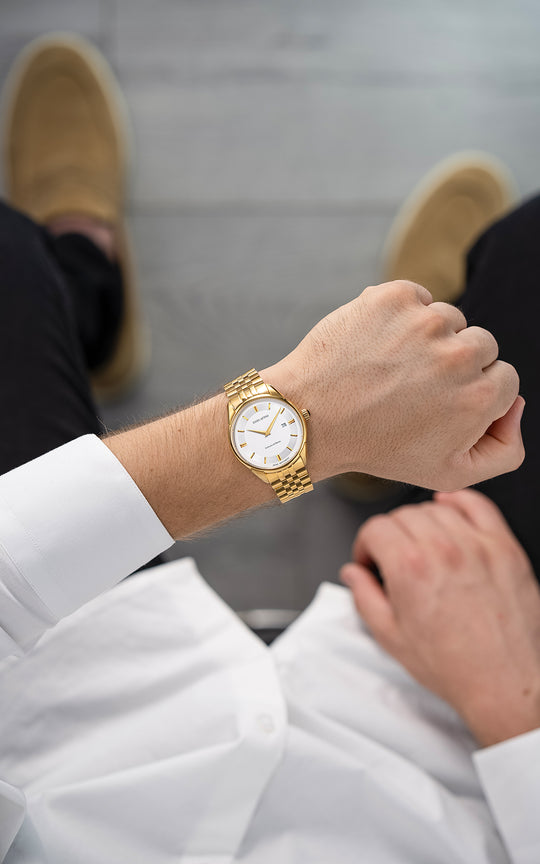 Colosseo di Roma - President Bracelet  / Swiss Movement