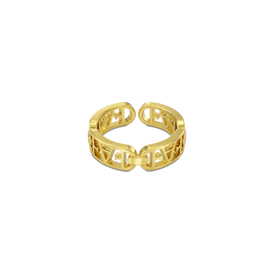 Unazë Signature / Ngjyrë Gold