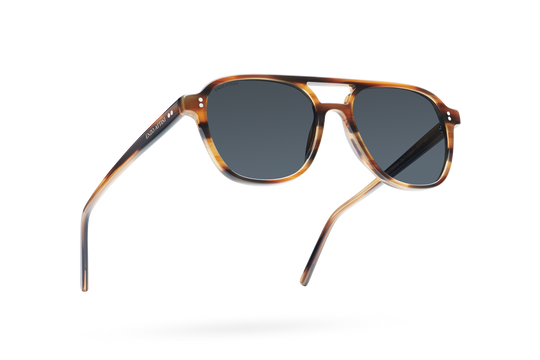 Syze Enzo Attini - Piazza del Duomo / Light Brown + Dark Black Lens. Për femra