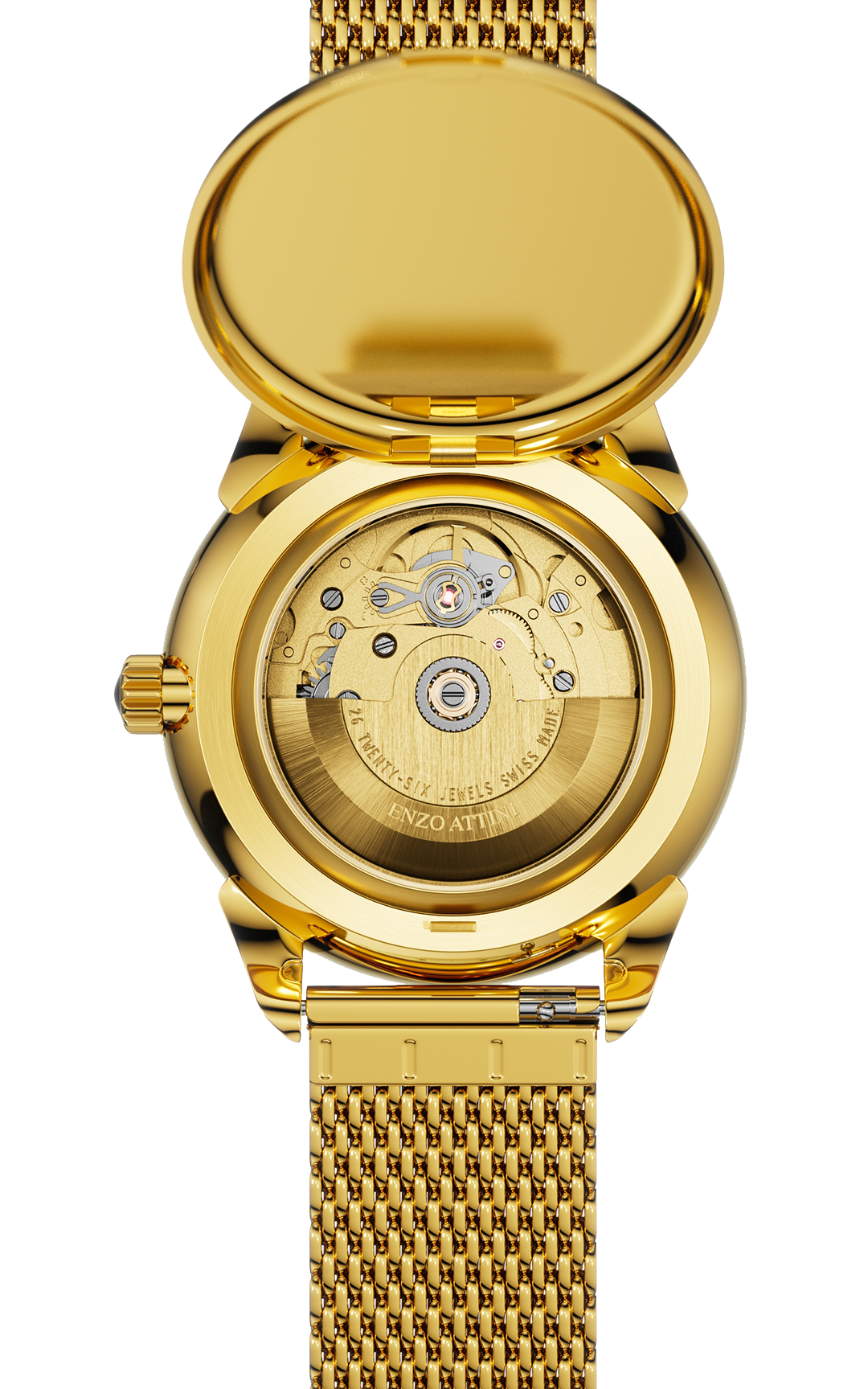 Ora Enzo Attini - Colosseo di Roma Automatic ll / Mesh Strap