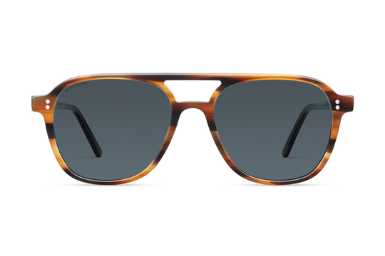 Syze Enzo Attini - Piazza del Duomo / Light Brown + Dark Black Lens. Për femra