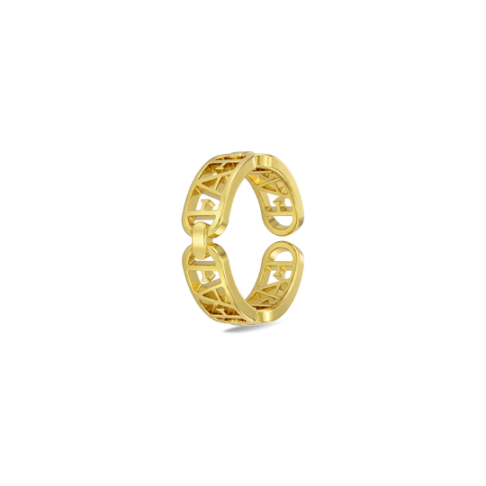 Unazë Signature / Ngjyrë Gold