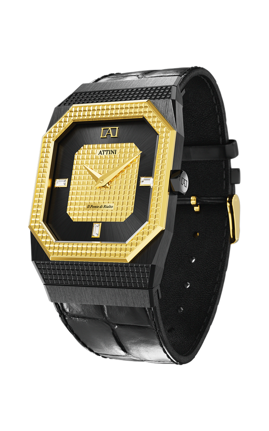 ATTINI - Il Ponte di Rialto, Venezia / Swiss Movement. - Enzo Attini