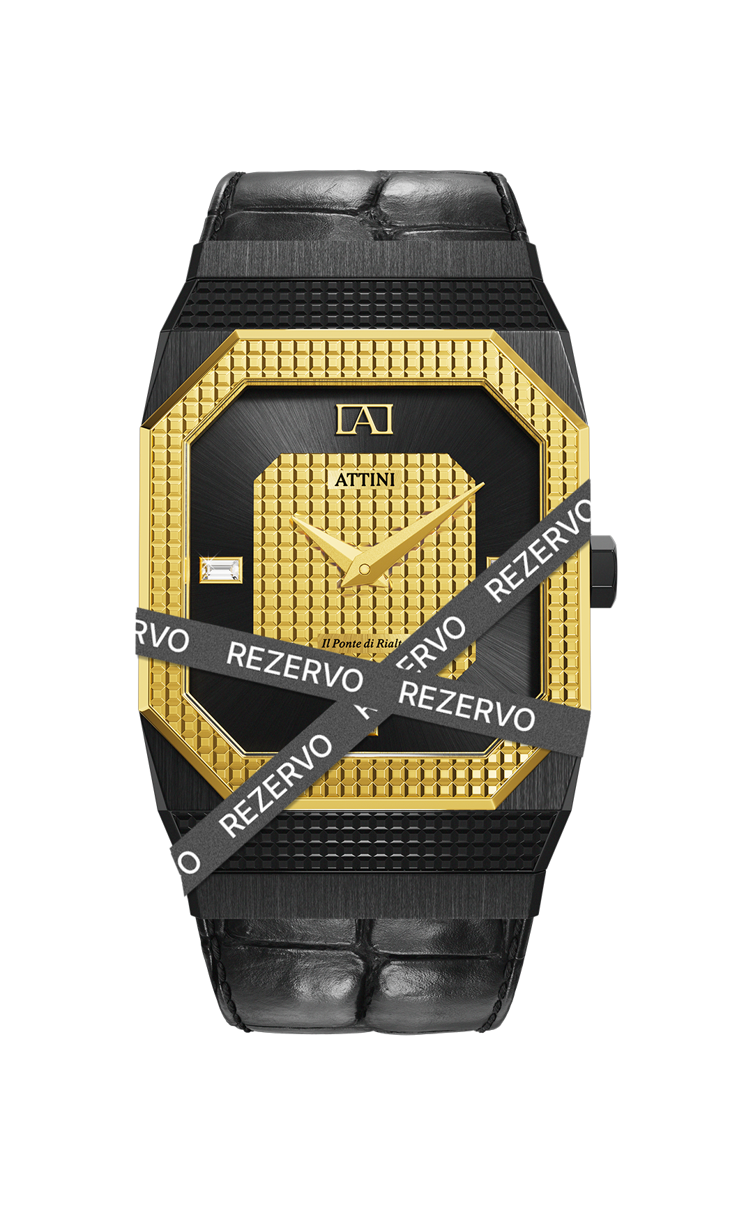 ATTINI - Il Ponte di Rialto, Venezia / Swiss Movement. - Enzo Attini