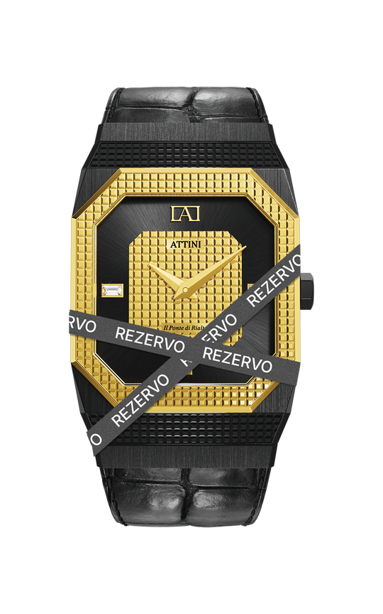 ATTINI - Il Ponte di Rialto, Venezia / Swiss Movement. - Enzo Attini