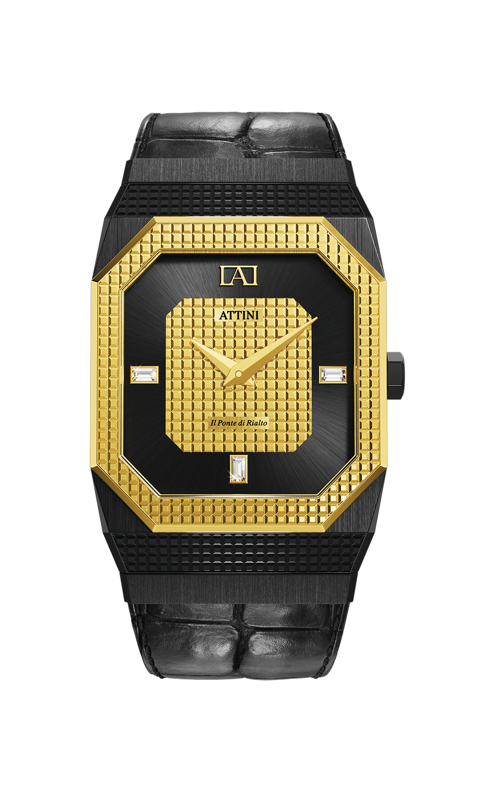 ATTINI - Il Ponte di Rialto, Venezia / Swiss Movement. - Enzo Attini