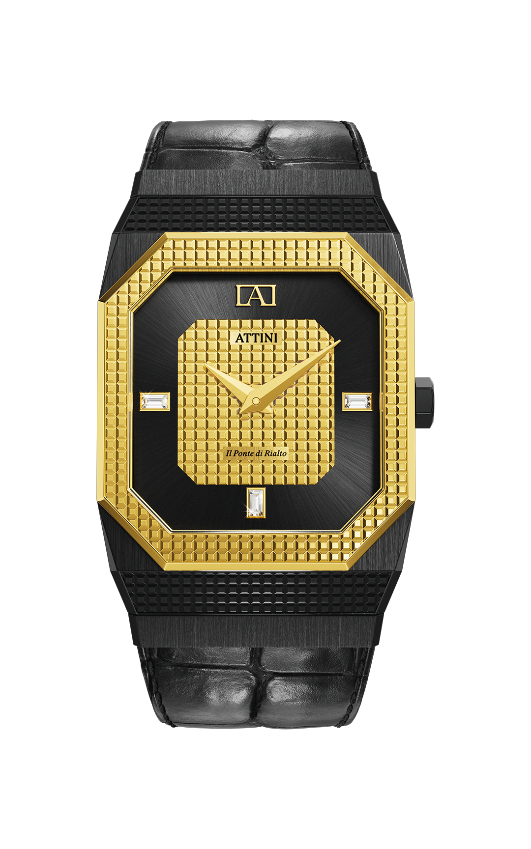 ATTINI - Il Ponte di Rialto, Venezia / Swiss Movement. - Enzo Attini