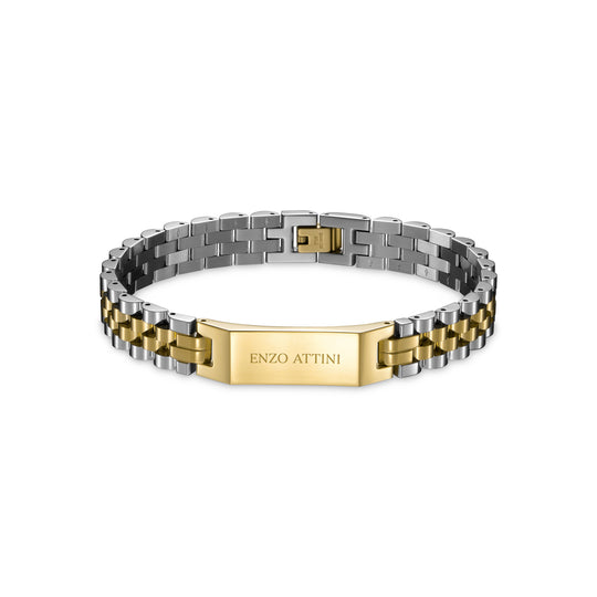 Colosseo di Roma  - President Bracelet / Silver Gold.