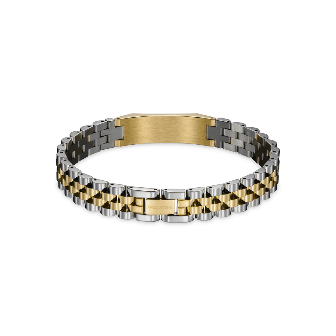 Colosseo di Roma  - President Bracelet / Silver Gold.