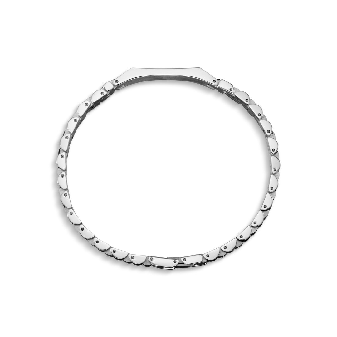 Piazza Navona - President Bracelet / Silver & Black.