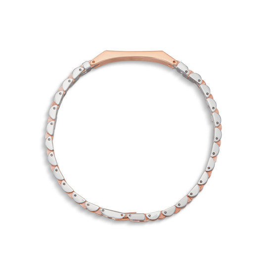 Romeo e Giulietta  - President Bracelet / Silver & Rose Gold.