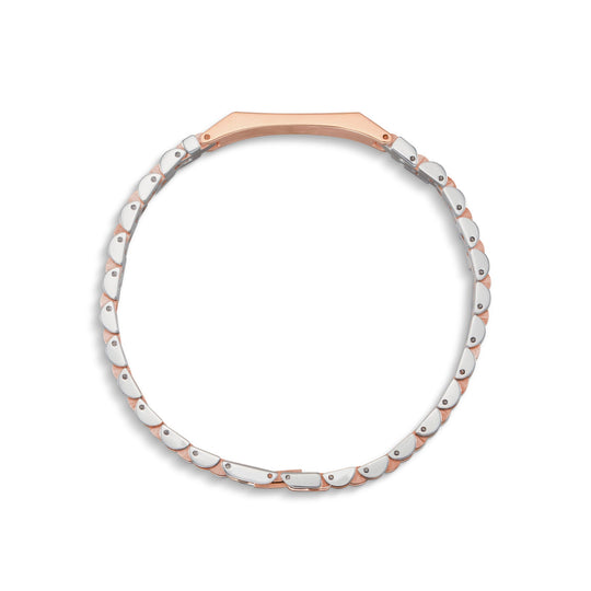 Romeo e Giulietta  - President Bracelet / Silver & Rose Gold