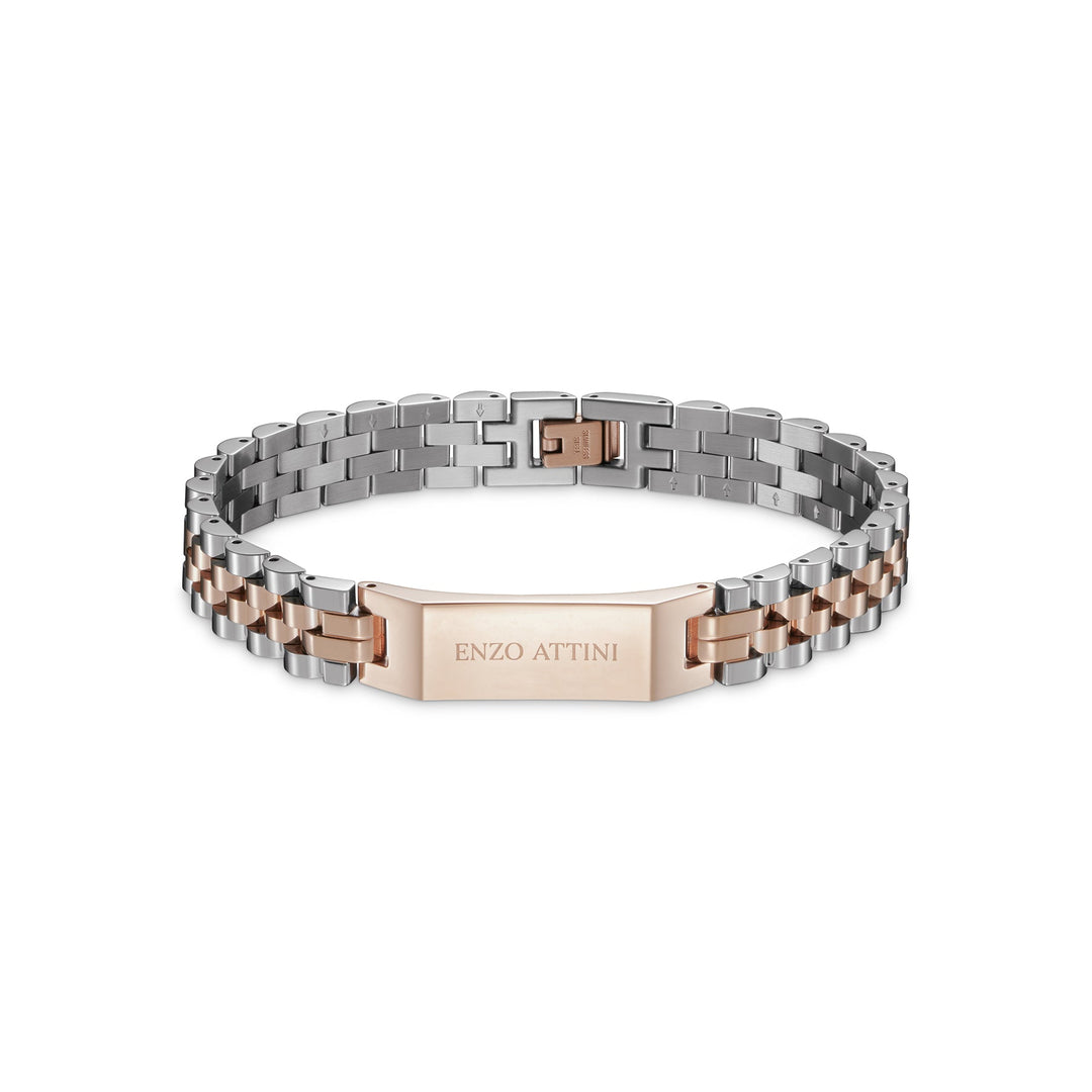 Romeo e Giulietta  - President Bracelet / Silver & Rose Gold