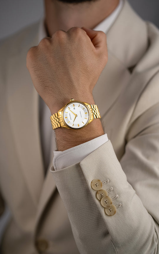 Colosseo di Roma - President Bracelet  / Swiss Movement