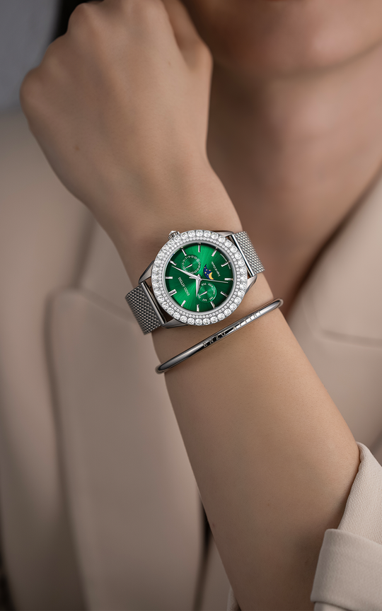 NEW Lago di Garda / Mesh Strap, Swiss Movement.