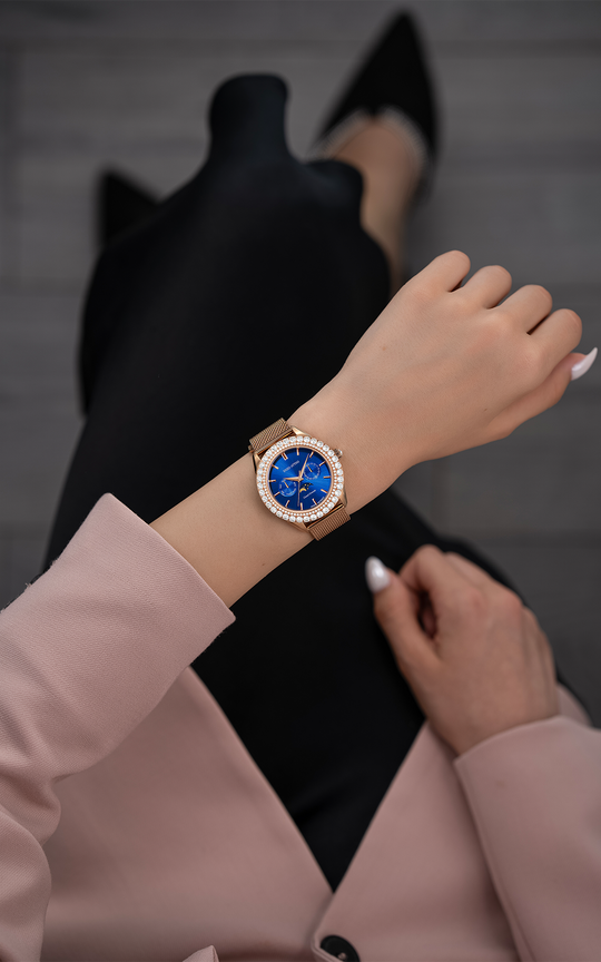 NEW Canal Grande Venezia / Mesh Strap, Swiss Movement.