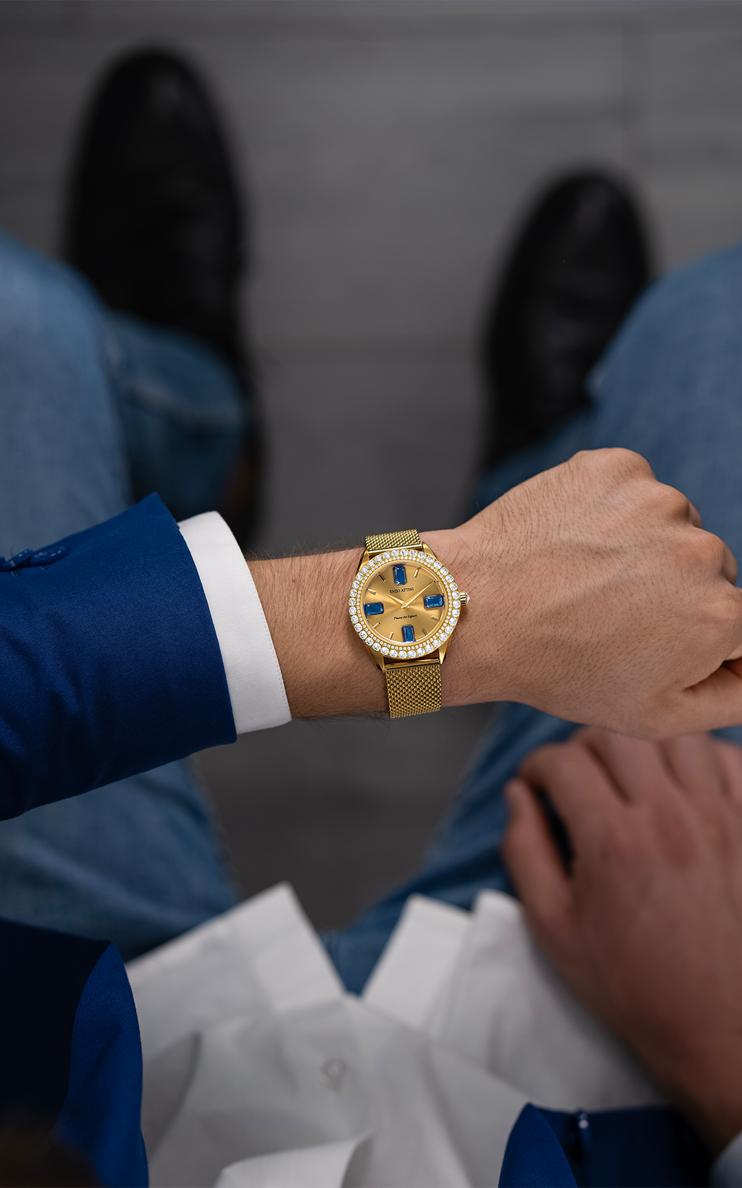 Piazza dei Signori / Mesh Strap, Swiss Movement
