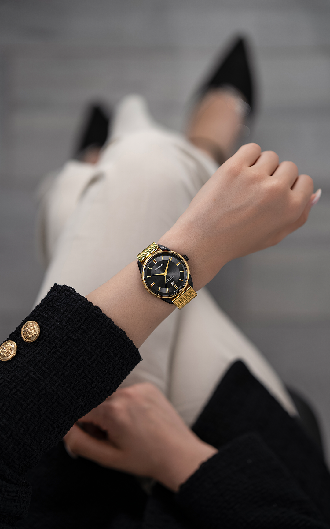 "il Ponte di Rialto" Automatic - Mesh Strap / Swiss Movement.