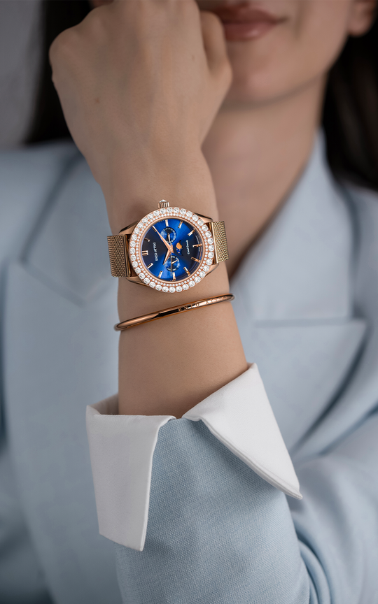 NEW Canal Grande Venezia / Mesh Strap, Swiss Movement.