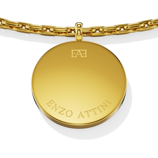 Fontana di Trevi - Coin Necklace. - Enzo Attini - Gdhendje e personalizuar