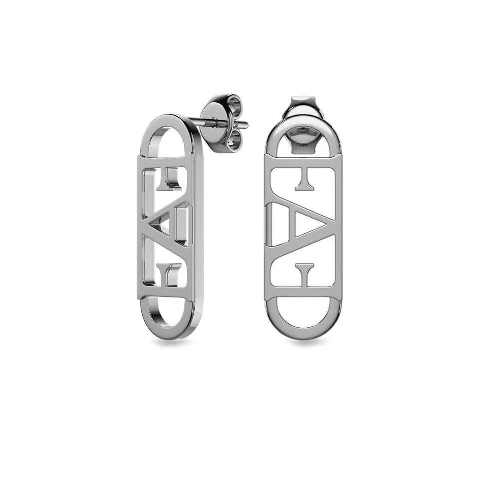 Statement Earrings / Silver Color