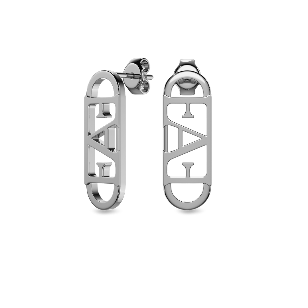 Statement Earrings / Silver Color