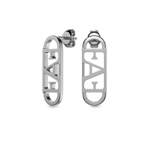 Statement Earrings / Silver Color