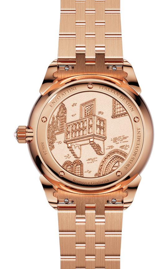 NEW Romeo e Giulietta - President Bracelet  / Swiss Movement.