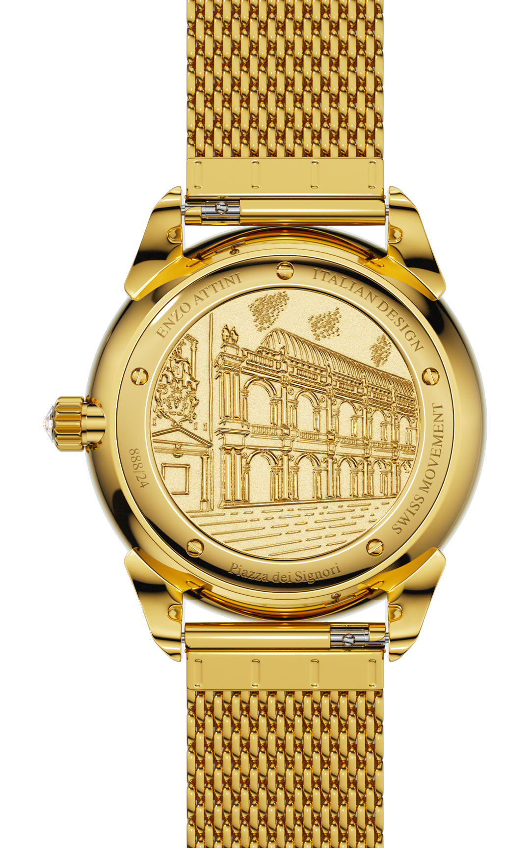 Piazza dei Signori - Mesh Strap / Swiss Movement.