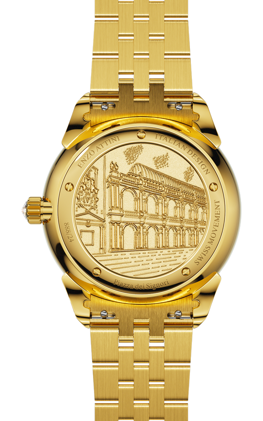 Piazza dei Signori - President Bracelet / Swiss Movement.