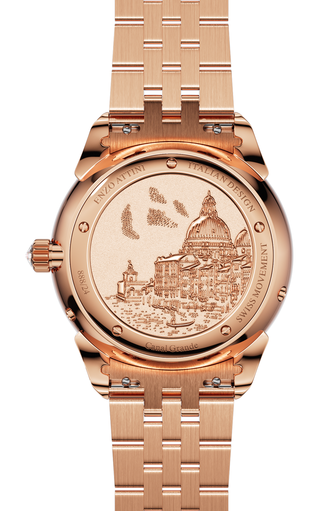 NEW Canal Grande Venezia - President Bracelet / Swiss Movement