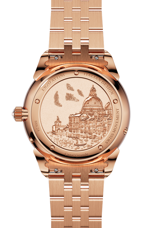 NEW Canal Grande Venezia - President Bracelet / Swiss Movement