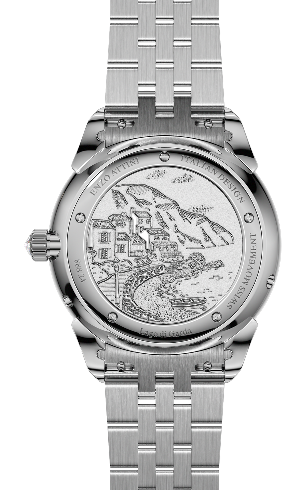 NEW Lago di Garda - President Bracelet / Swiss Movement.