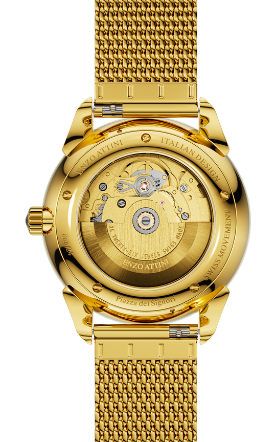 "Piazza dei Signori" Automatic - Mesh Strap / Swiss Movement.