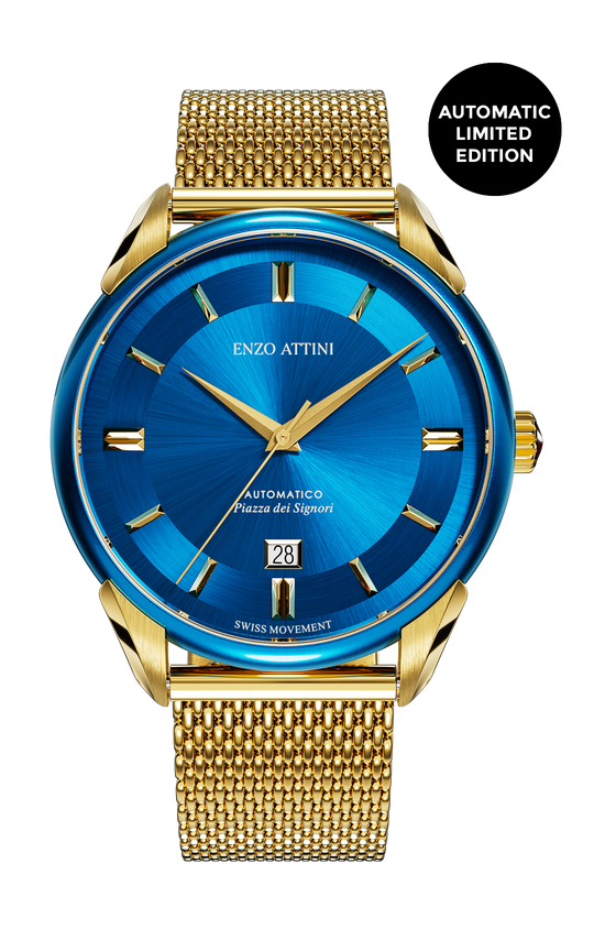 "Piazza dei Signori" Automatic - Mesh Strap / Swiss Movement.