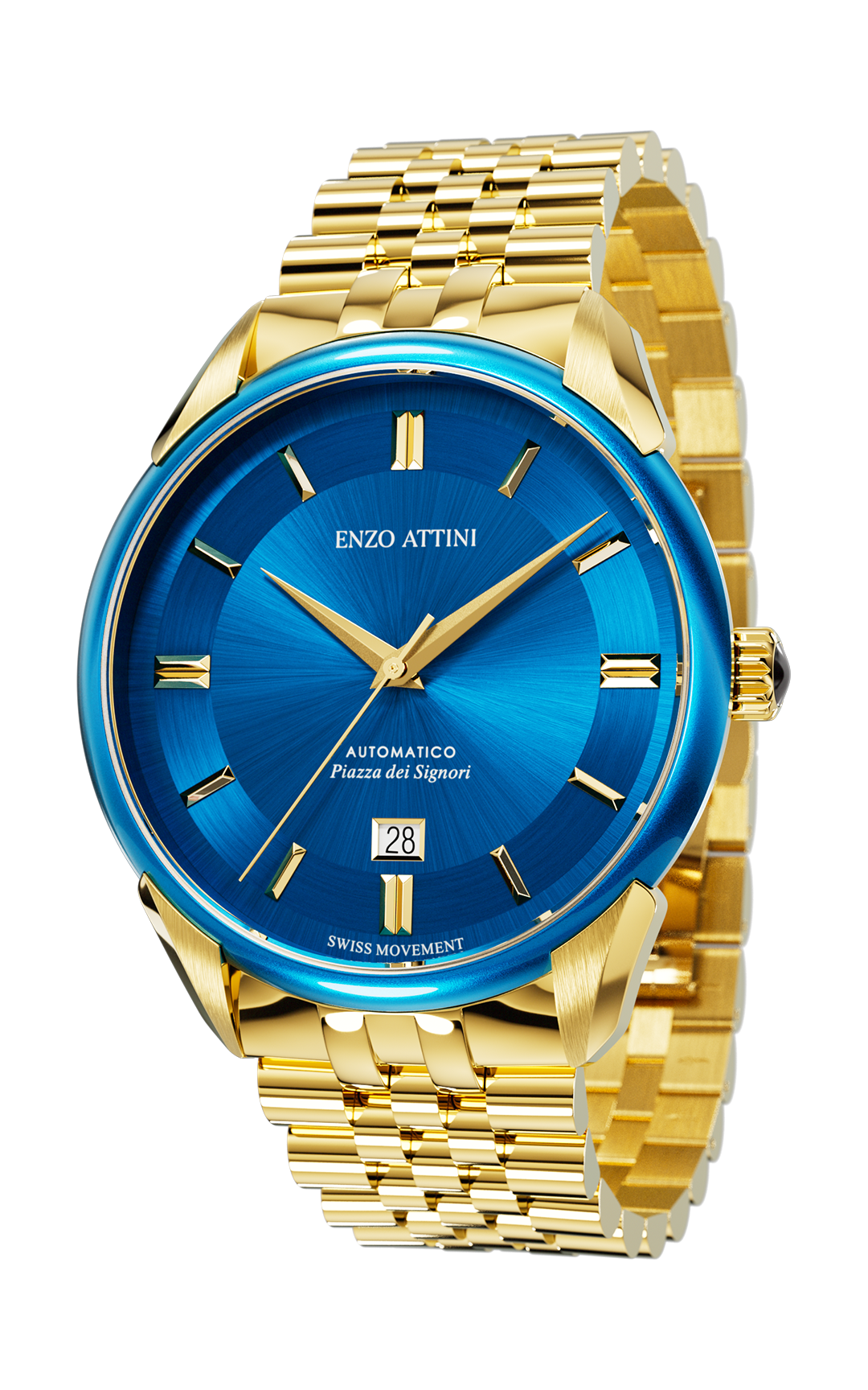 "Piazza dei Signori" Automatic - President Bracelet / Swiss Movement