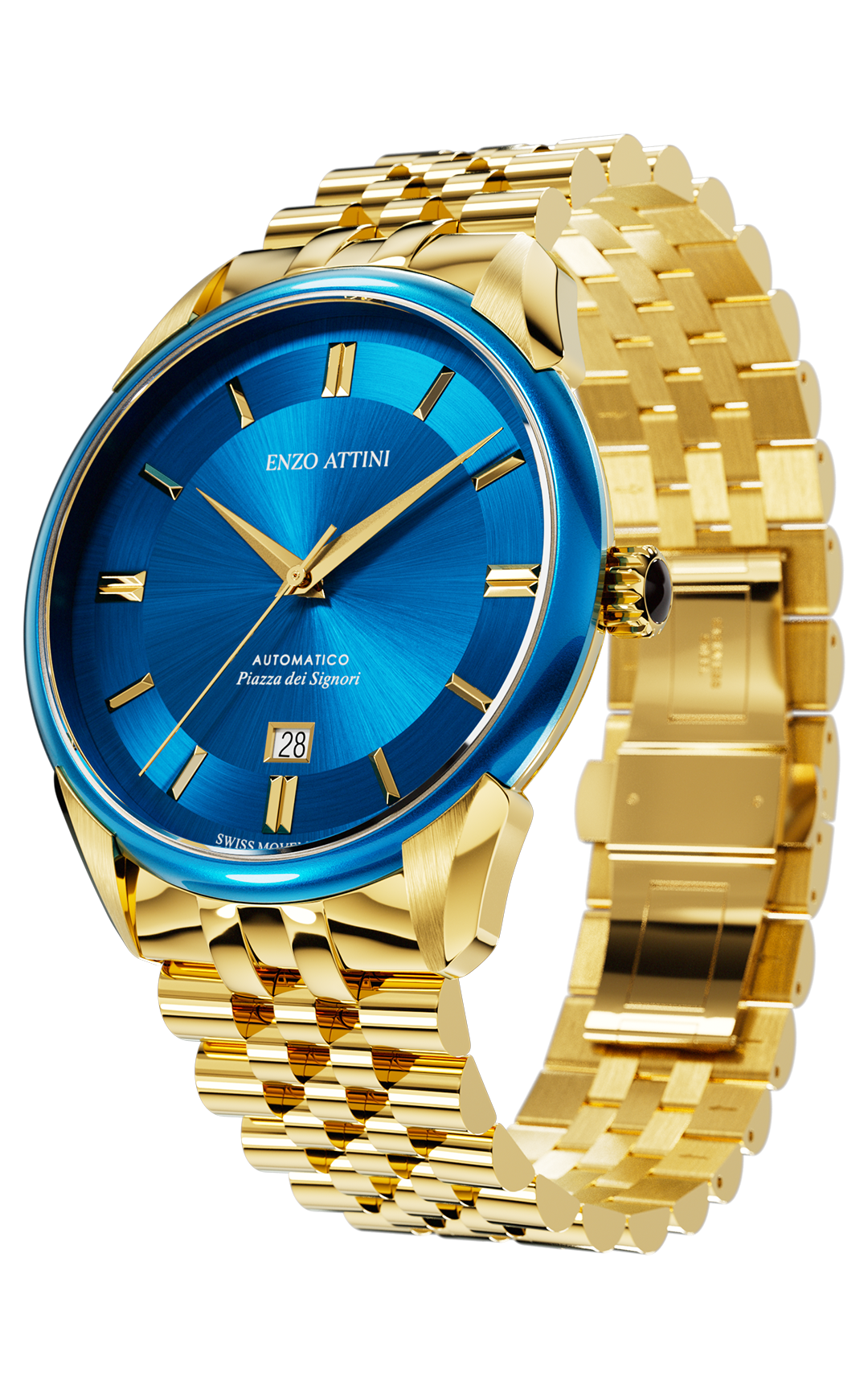 "Piazza dei Signori" Automatic - President Bracelet / Swiss Movement