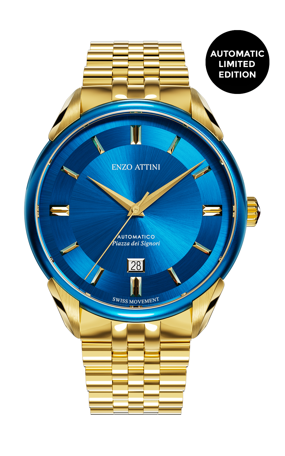"Piazza dei Signori" Automatic - President Bracelet / Swiss Movement