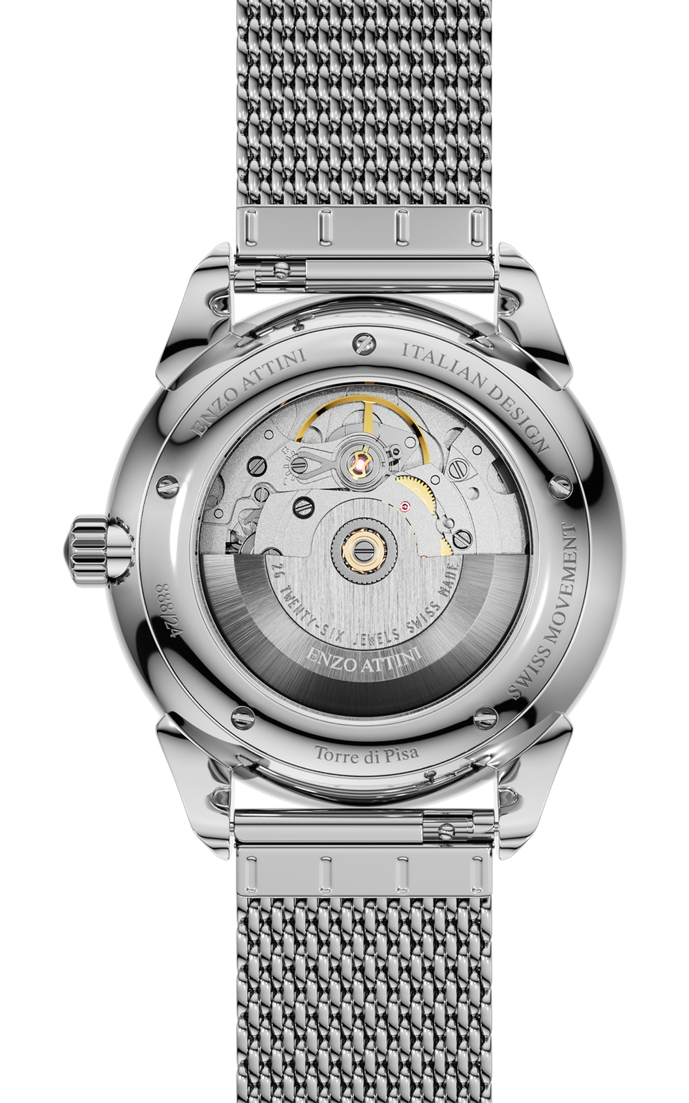 Torre di Pisa Automatic - Mesh Strap / Swiss Movement.