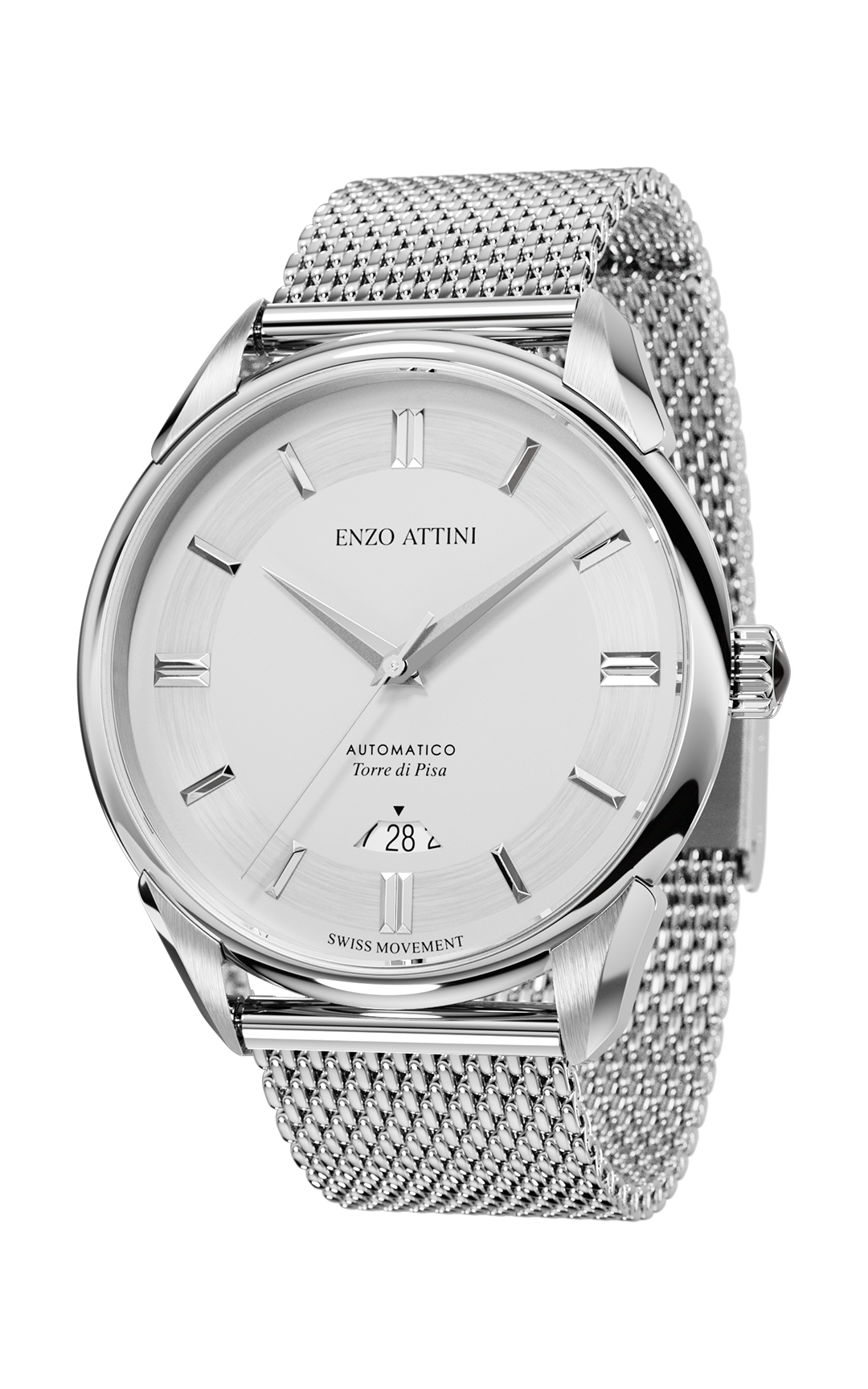 Torre di Pisa Automatic - Mesh Strap / Swiss Movement.
