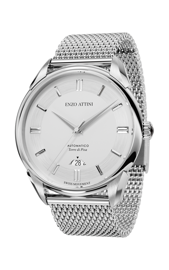 Torre di Pisa Automatic - Mesh Strap / Swiss Movement.