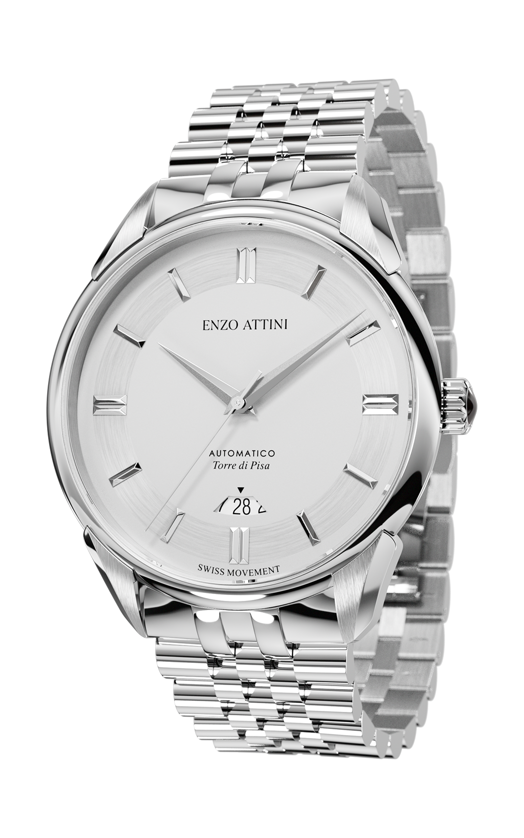 Torre di Pisa Automatic - President Bracelet / Swiss Movement.