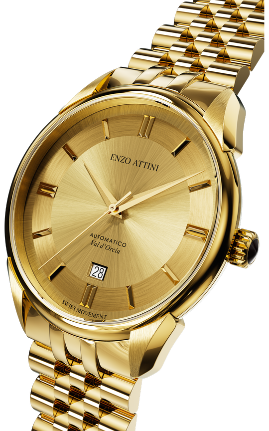 Val d'Orcia Automatic - President Bracelet  / Swiss Movement.