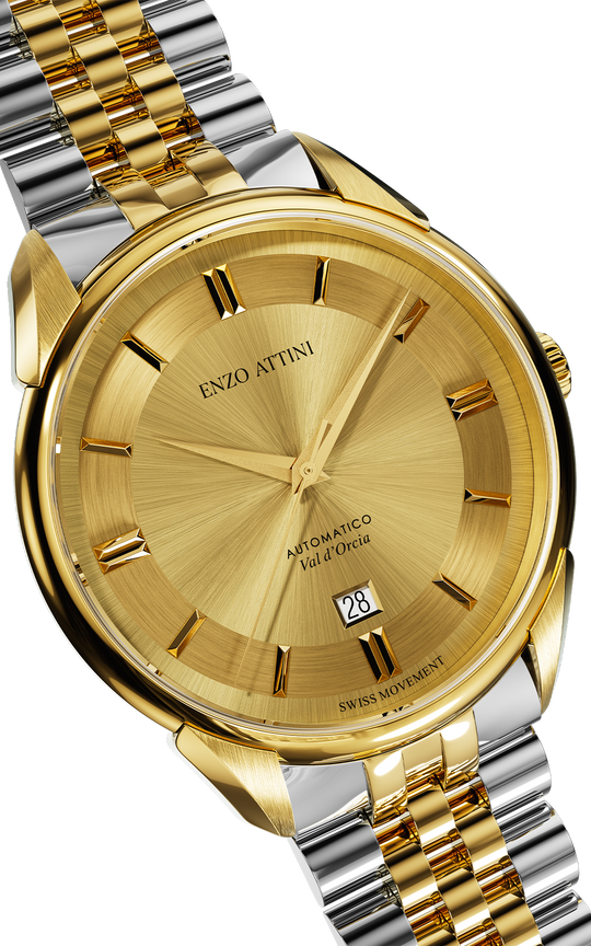 Val d'Orcia Automatic - President Bracelet  / Swiss Movement.