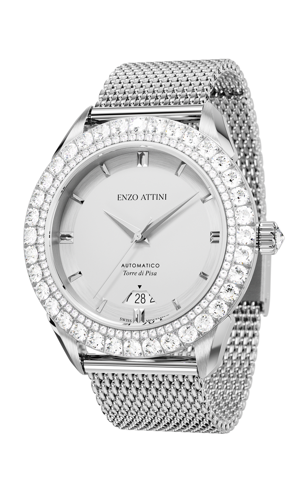 "Torre di Pisa" Automatic - Mesh Strap / Swiss Movement